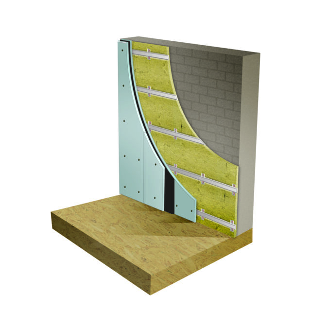 acousticlip direct to wall soundproofing system