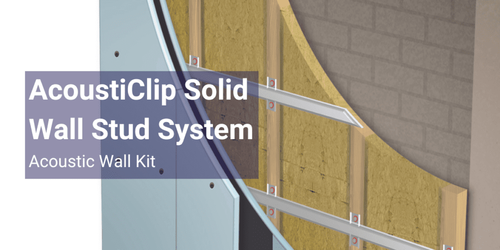 solid wall soundproofing stud wall kit