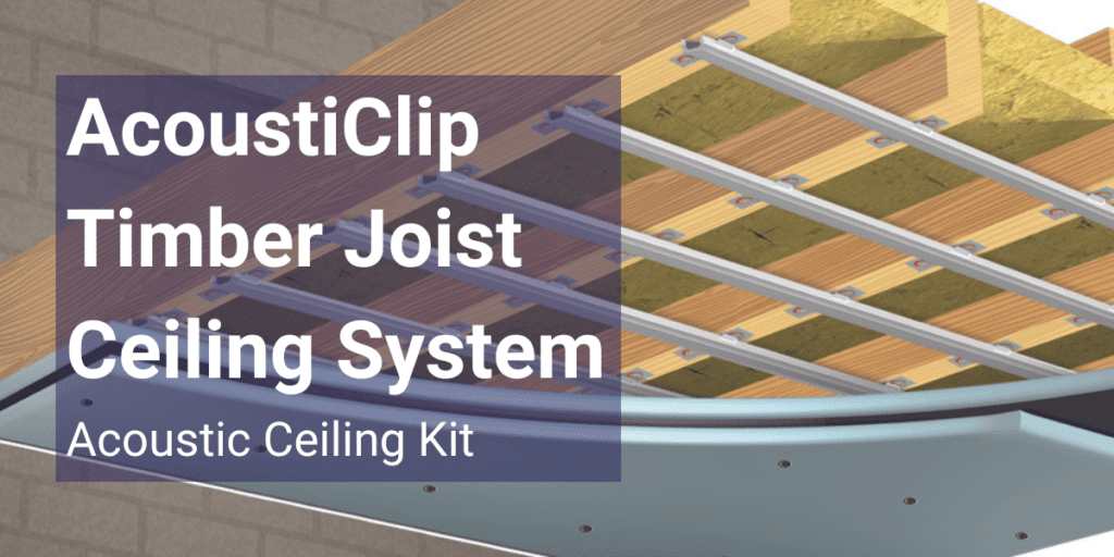 acoustic ceiling soundproofing kit the acousticlip timber joist ceiling soundproofing system
